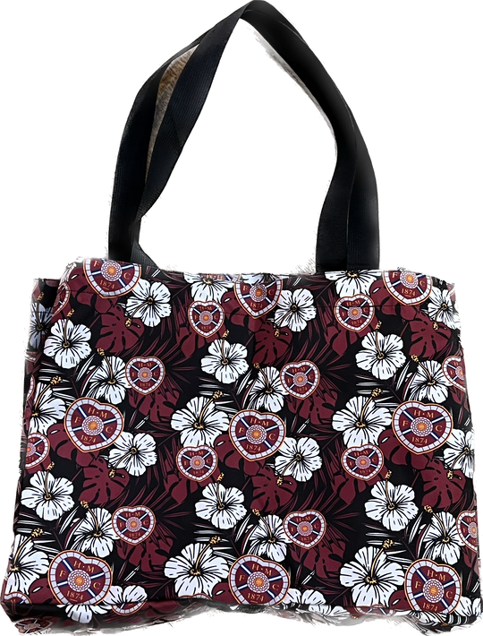 Floral Beach Bag