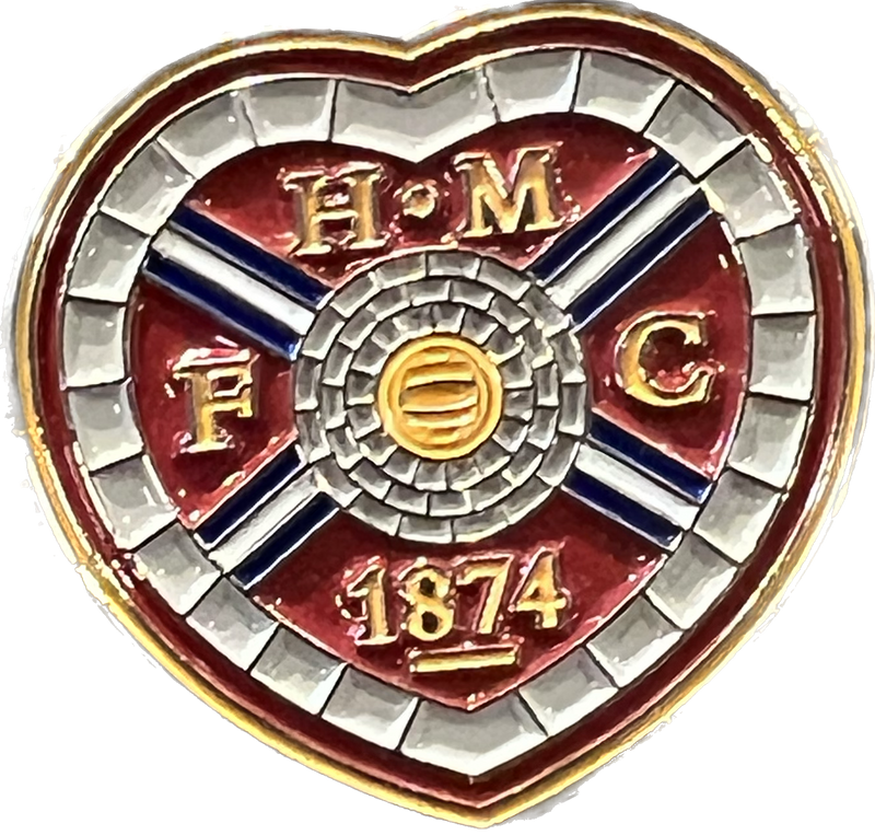 Metal Crest Shiny Pin Badge