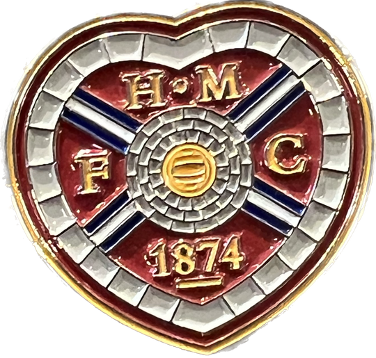 Metal Crest Shiny Pin Badge