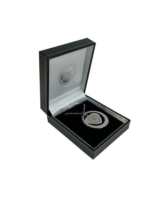 2023 Stainless Steel Round Heart Necklace