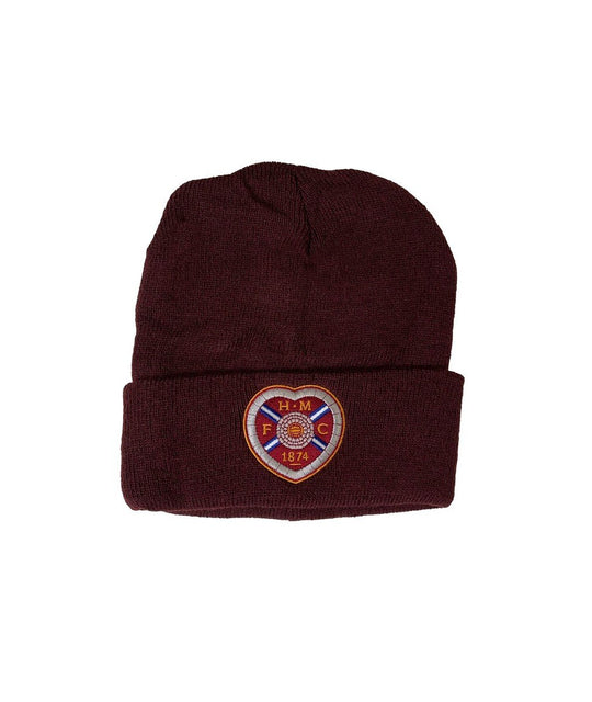 Maroon Turn-up Beanie