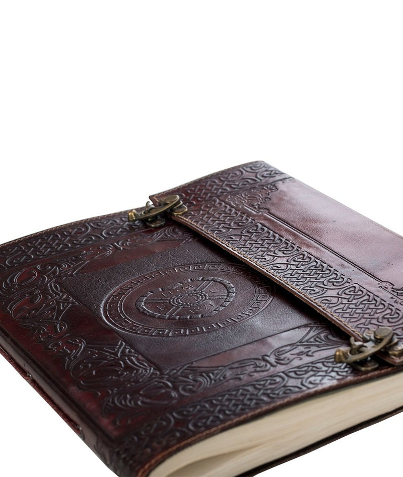 Large Handcrafted Leather Portfolio Folder