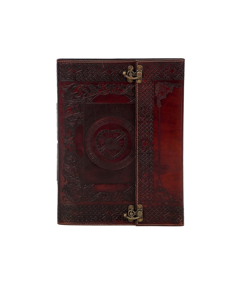 Large Handcrafted Leather Portfolio Folder