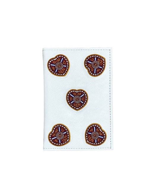 White Golf Scorecard Holder